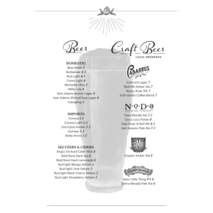 Menus | Dining | The Speedway Club