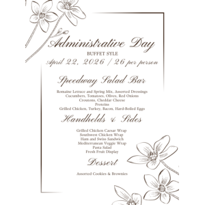 Administrative Day Menu