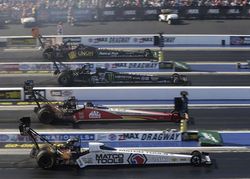 The NHRA Four-Wide Nationals returns to zMAX Dragway, bringing the season's only 40,0000-horsepower thrill show to the Bellagio of drag strips.