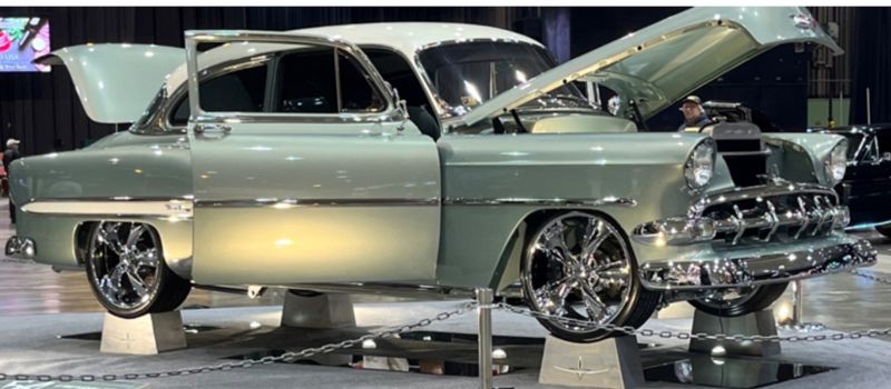 This 1954 Chevrolet Bel Air is one of 16 automobiles assembled in AutoFair’s Best of the Best collection.