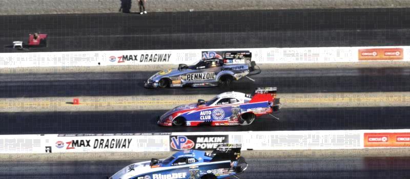 For the first time in nearly 18 months, the NHRA's best will fire up their 11,000-horsepower, nitro-burning machines when the NGK NTK NHRA 4-Wide Nationals return to zMAX Dragway May 14-16.