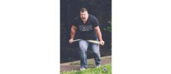 Strongman JD Anderson will bring his outrageous fits of strength and motivational speaking to the April 4-7 Pennzoil AutoFair at Charlotte Motor Speedway