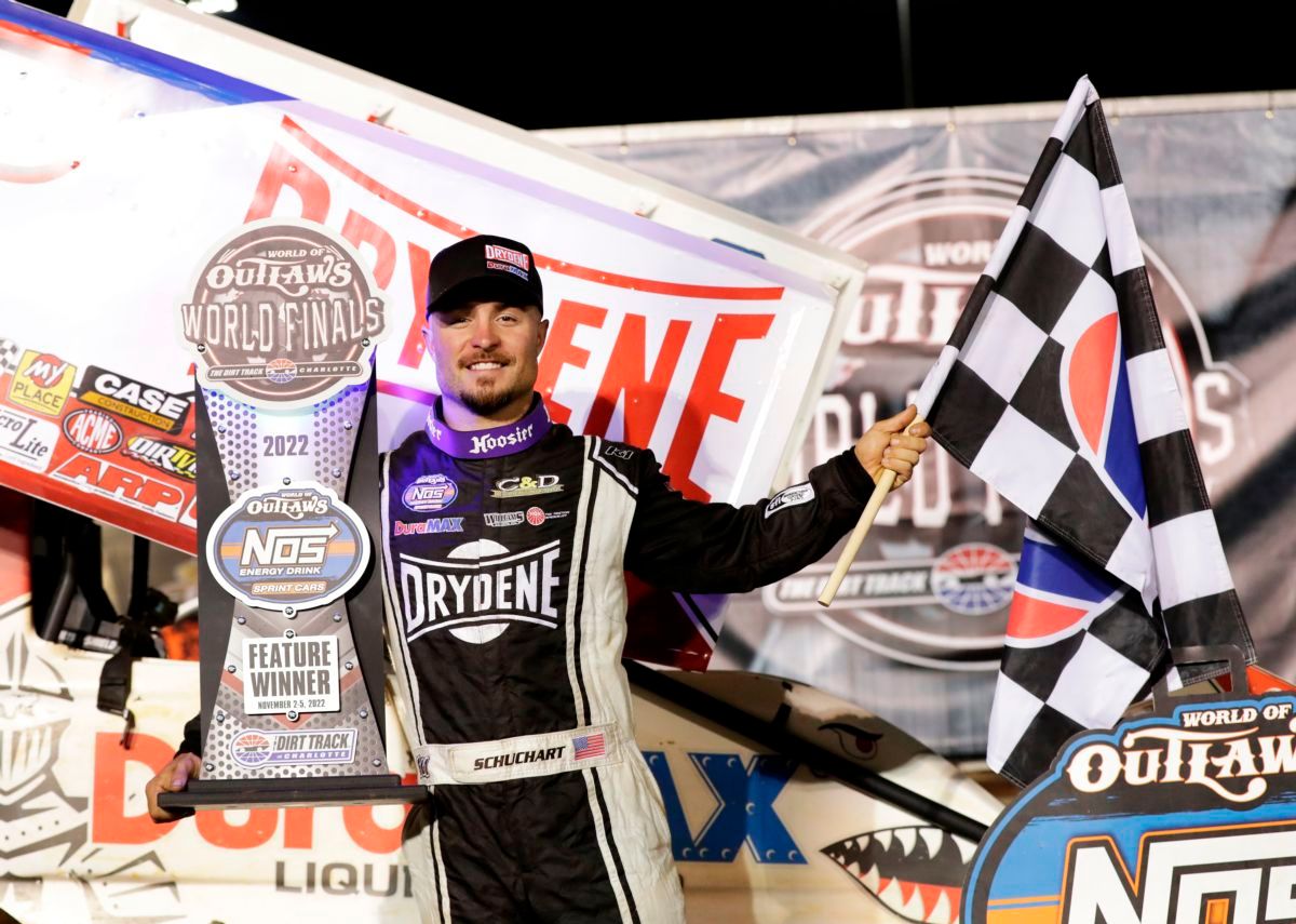 SCHUCHART TAKES SPRINT CAR HONORS ON WORLD OF OUTLAWS WORLD FINALS