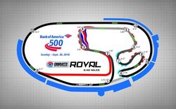 Roval for The Bank of America 500 Race
