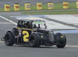 Austin Green moves from the No. 2 Legend Car to the No. 48 this season in a bid to win his first Bojangles' Summer Shootout Pro Division championship