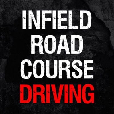 Infield Road Course Driving Logo