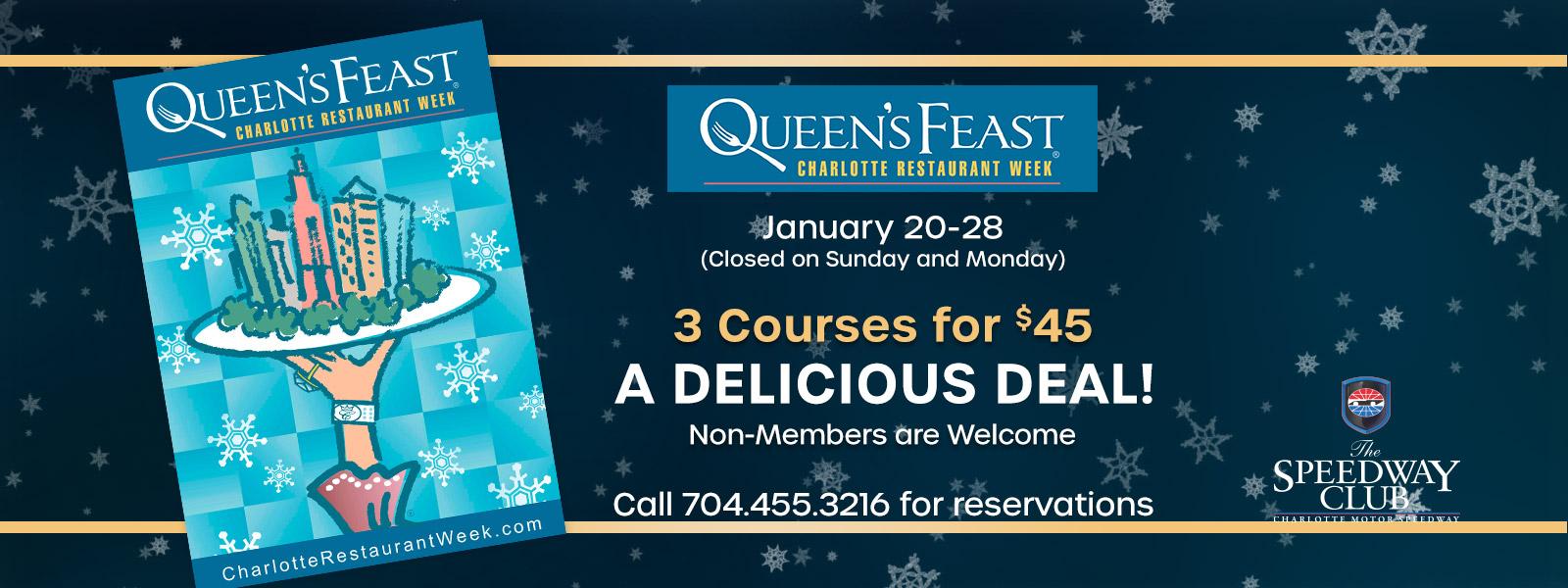 Winter Queen's Feast <span class=presented>Charlotte Restaurant Week</span>