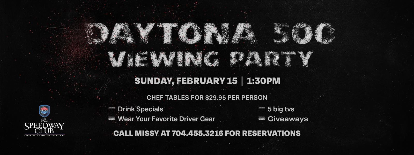 Daytona 500 Viewing Party