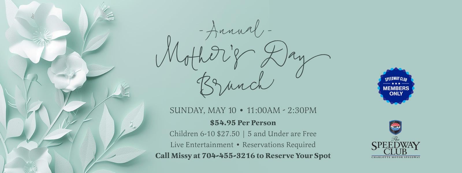 Annual Mother's Day Brunch