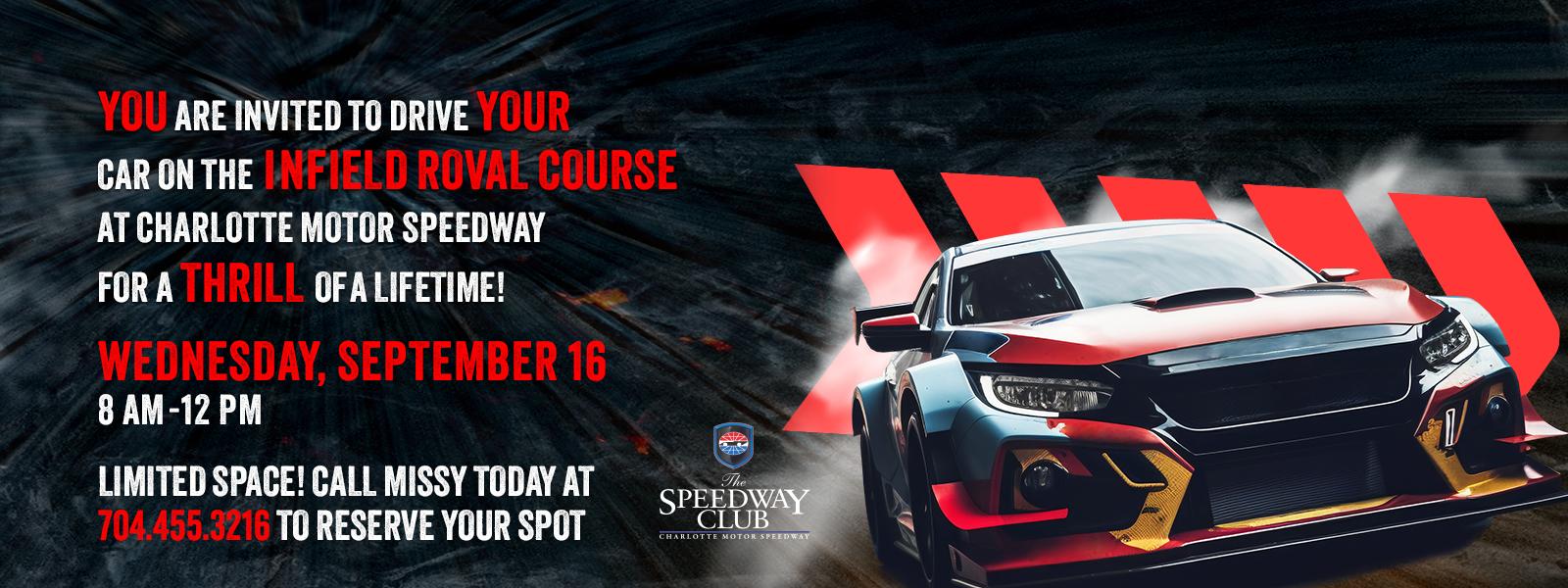 Infield Road Course Driving
