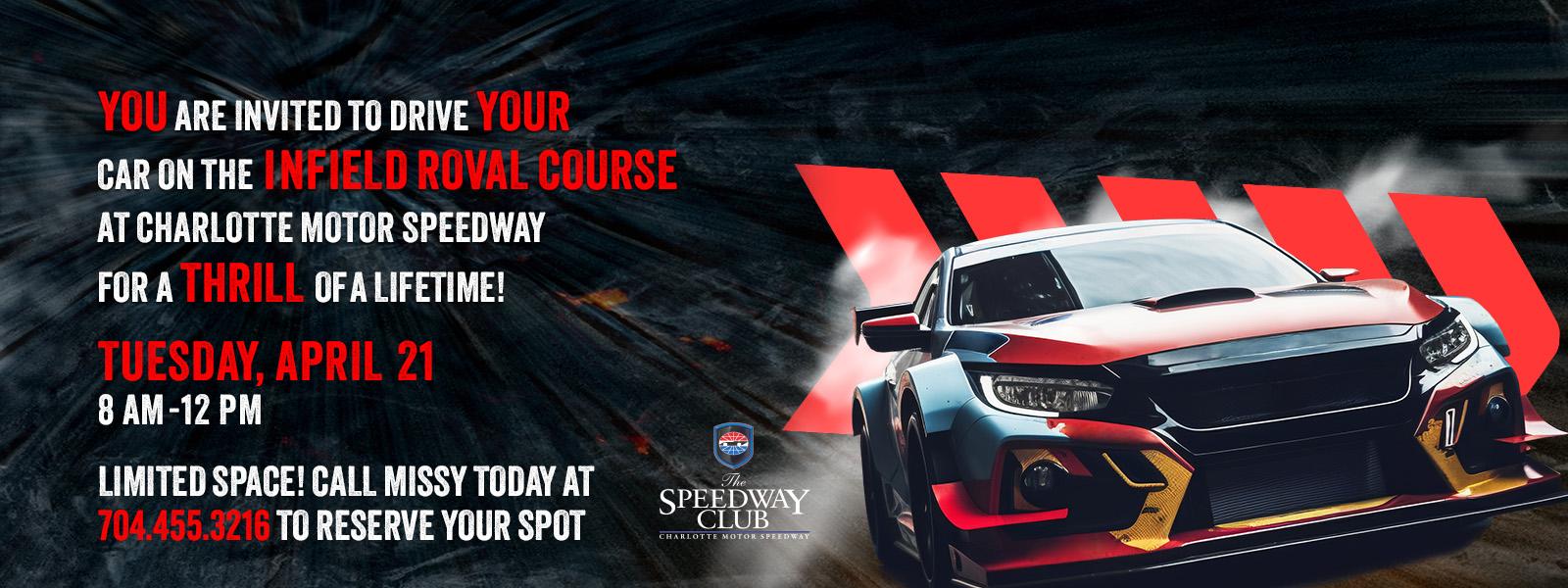 Infield Road Course Driving